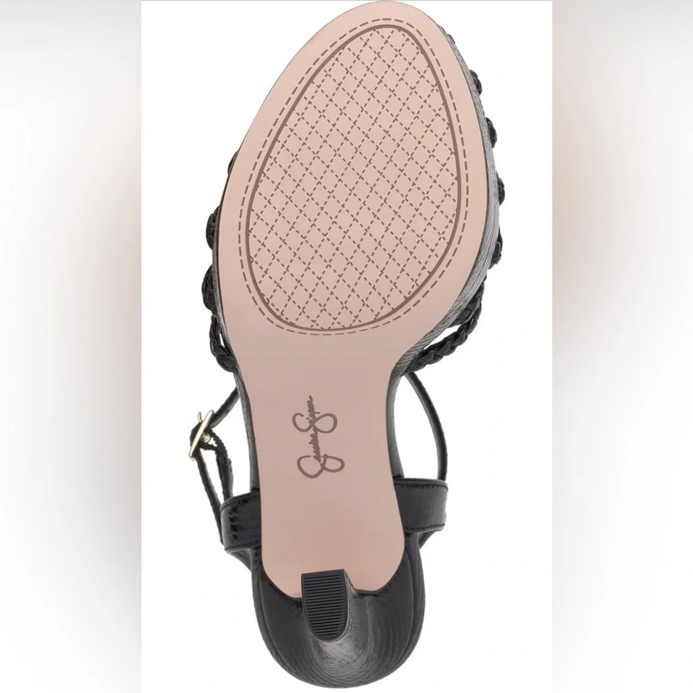 NEW Jessica Simpson Inaia Platform Sandals, Black, Orange & Gold Available, 9.5